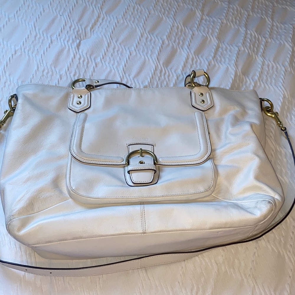 Coach leather bag